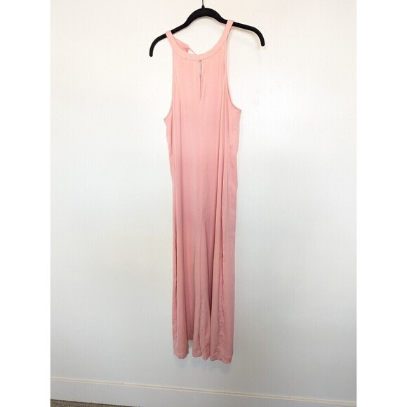 Madewell Keyhole Wide Leg Jumpsuit Pink Icing Size M - Picture 3 of 12